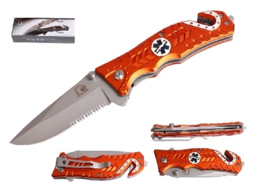 Falcon 8" Spring Assisted Pocket Knife KS9008EM